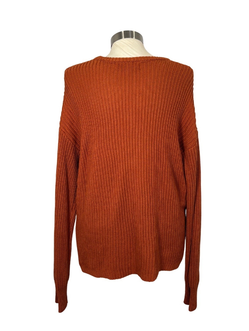 Forever 21 Ribbed Knit Sweater - Rust - Picture 2 of 2